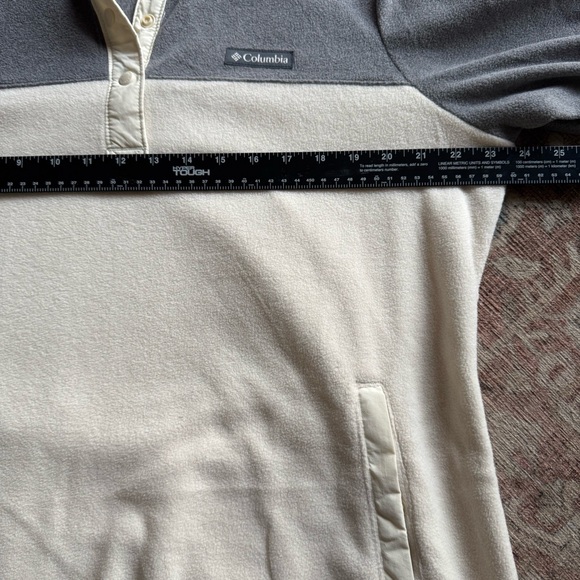 Columbia Women's Benton Springs Half Snap Pullover Chalk City Grey XL - Picture 12 of 15